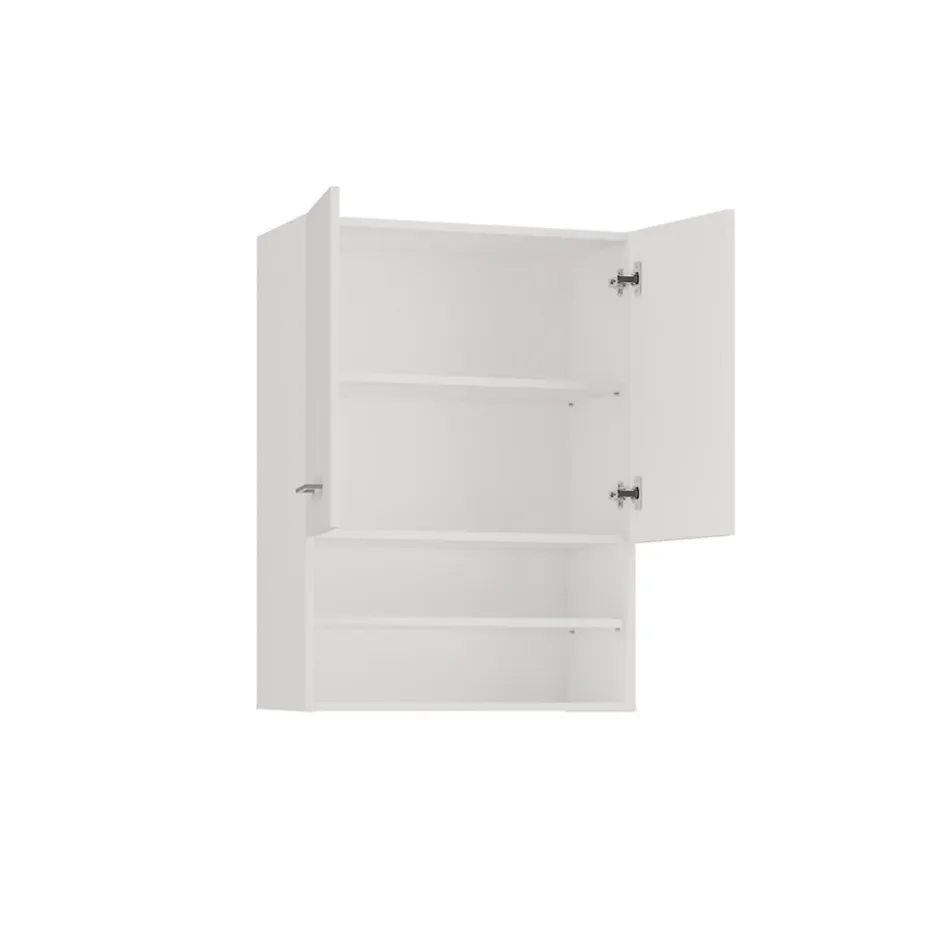 3xE Living Armoire de salle de bain pour machine à laver, 30 x 64 x 90 cm, blanc mat