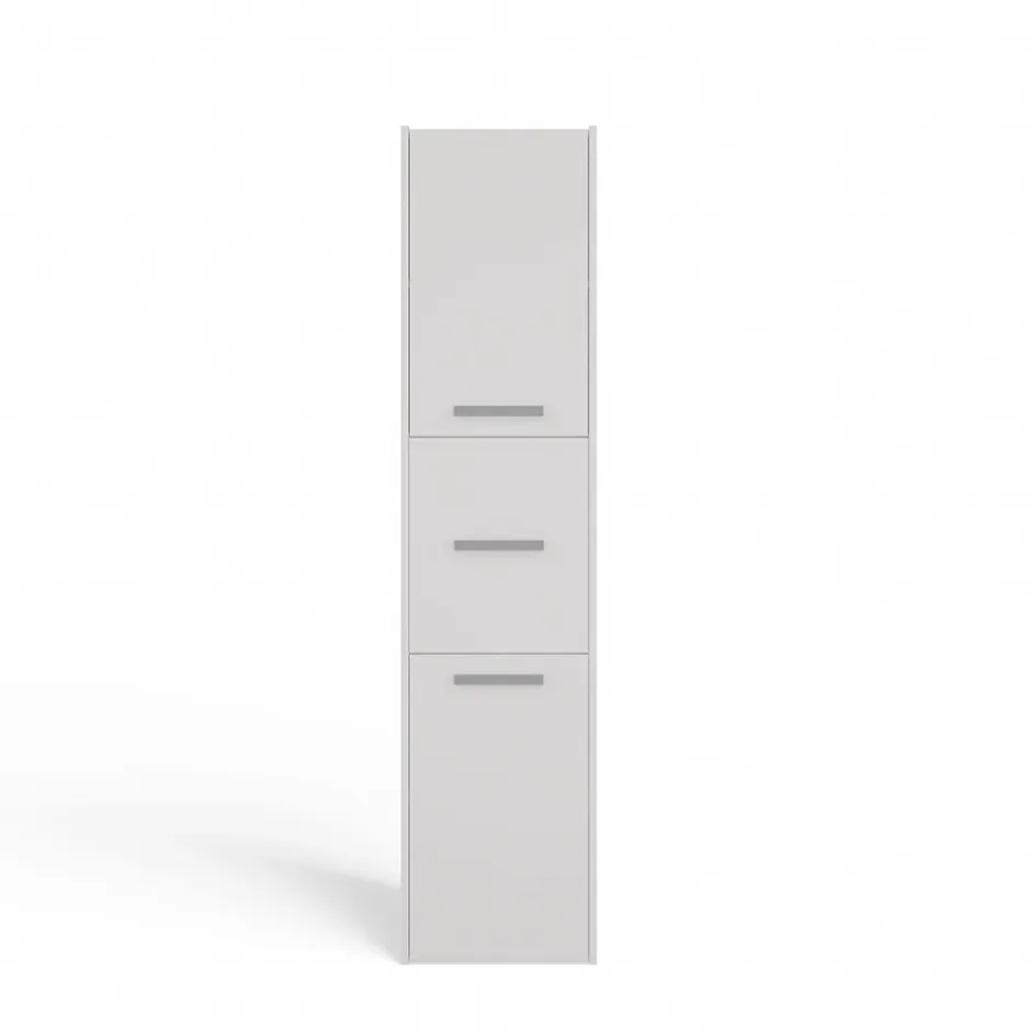 3xE Living Armoire de salle de bain, blanc mat, 170 x 40 x 30 cm* Armoire De Salle De Bains