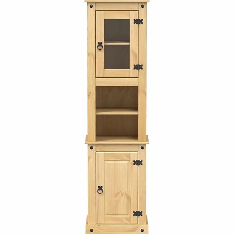 Vidaxl Armoire de salle de bain Corona 50x40x185 cm bois de pin massif