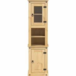 Vidaxl Armoire de salle de bain Corona 50x40x185 cm bois de pin massif