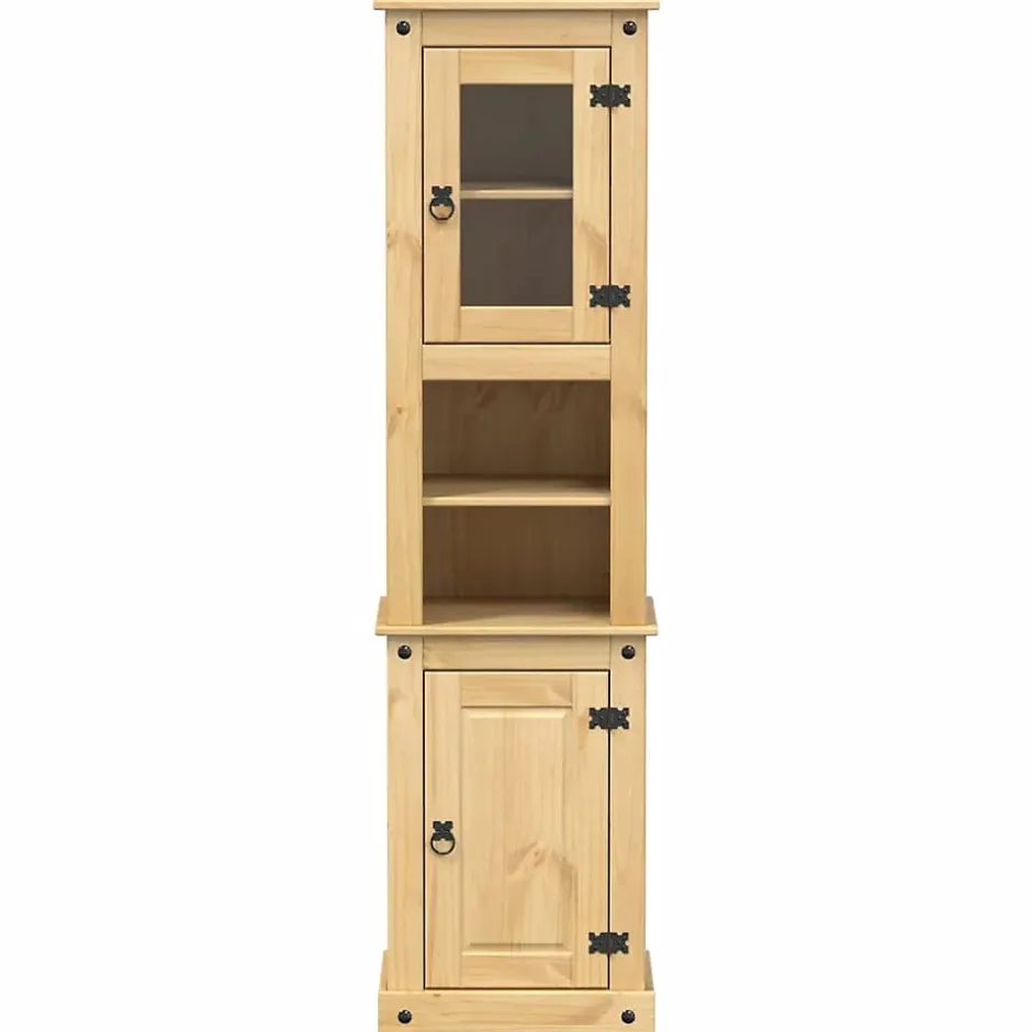 Vidaxl Armoire de salle de bain Corona 50x40x185 cm bois de pin massif
