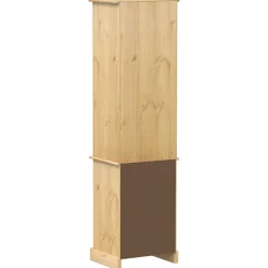 Vidaxl Armoire de salle de bain Corona 50x40x185 cm bois de pin massif