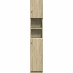 Vidaxl Armoire de salle de bain Chêne sonoma 32x25,5x190 cm Aggloméré* Meuble Wc