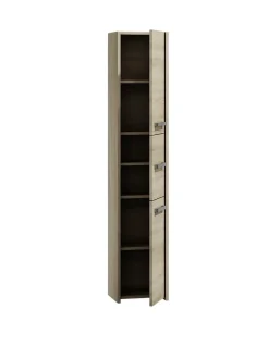 3xE Living Armoire de salle de bain, chêne sonoma, 170 x 30 x 30 cm* Armoire De Salle De Bains