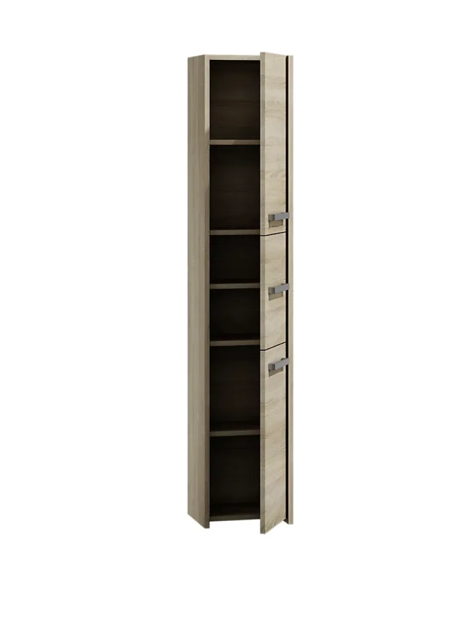 3xE Living Armoire de salle de bain, chêne sonoma, 170 x 30 x 30 cm* Armoire De Salle De Bains