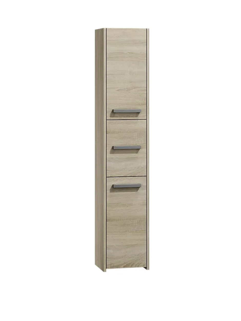 3xE Living Armoire de salle de bain, chêne sonoma, 170 x 30 x 30 cm* Armoire De Salle De Bains