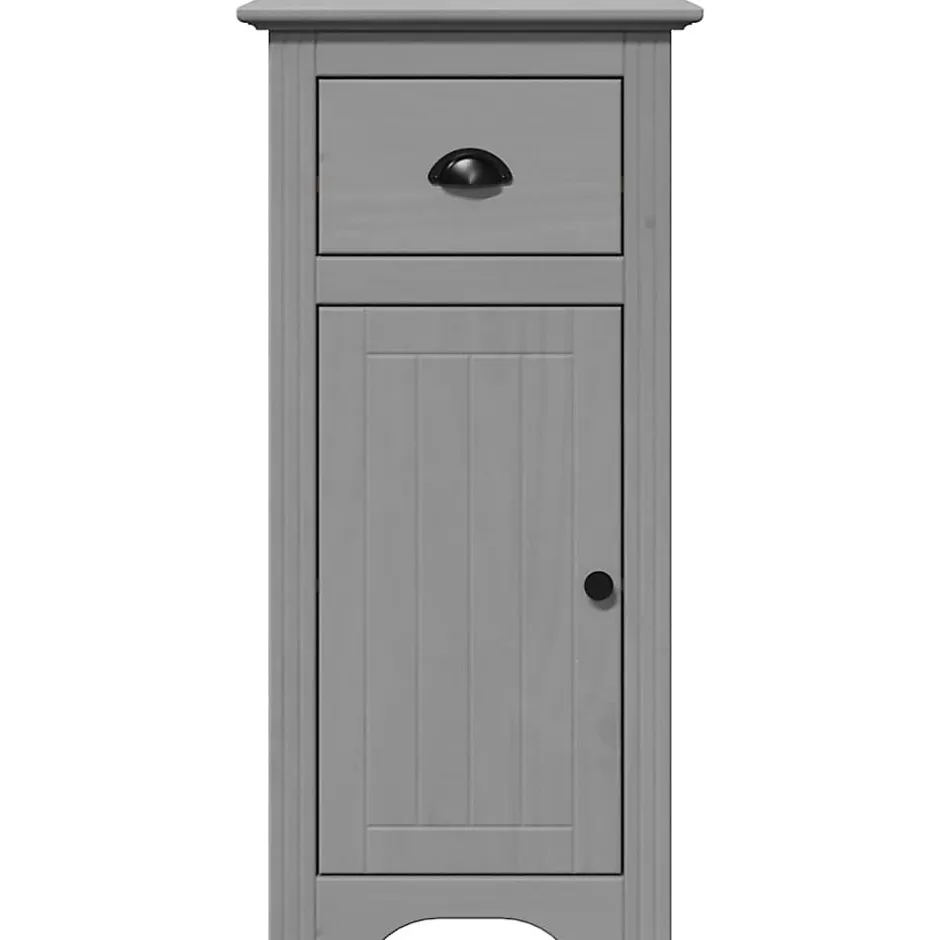 Vidaxl Armoire de salle de bain BODO gris 44x30x90 cm* Meuble Wc