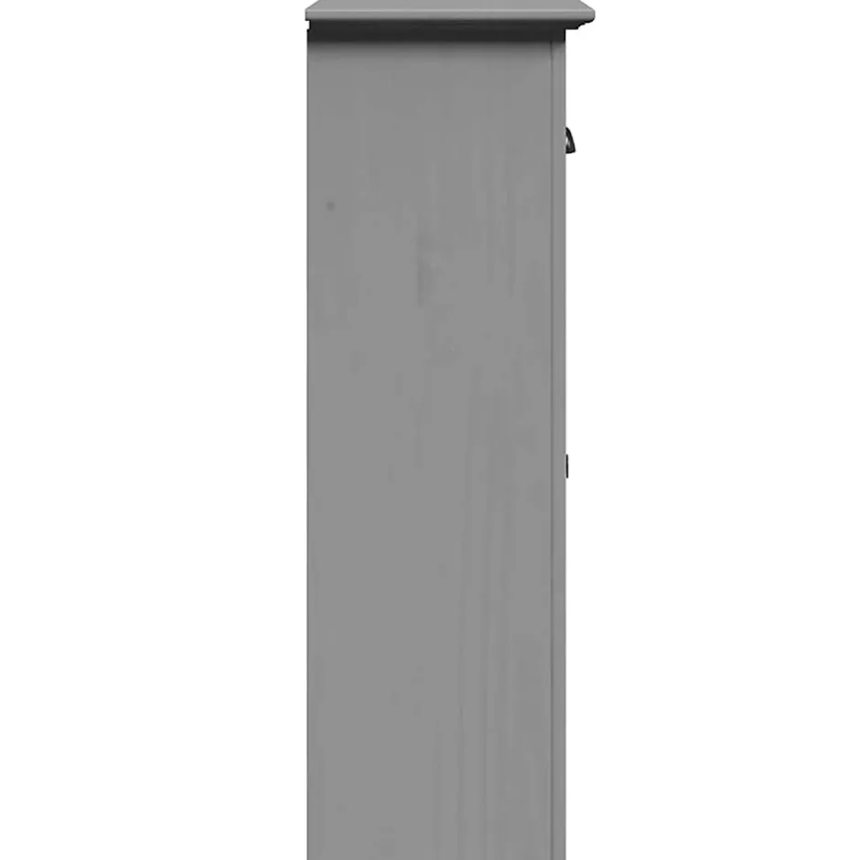 Vidaxl Armoire de salle de bain BODO gris 44x30x90 cm* Meuble Wc