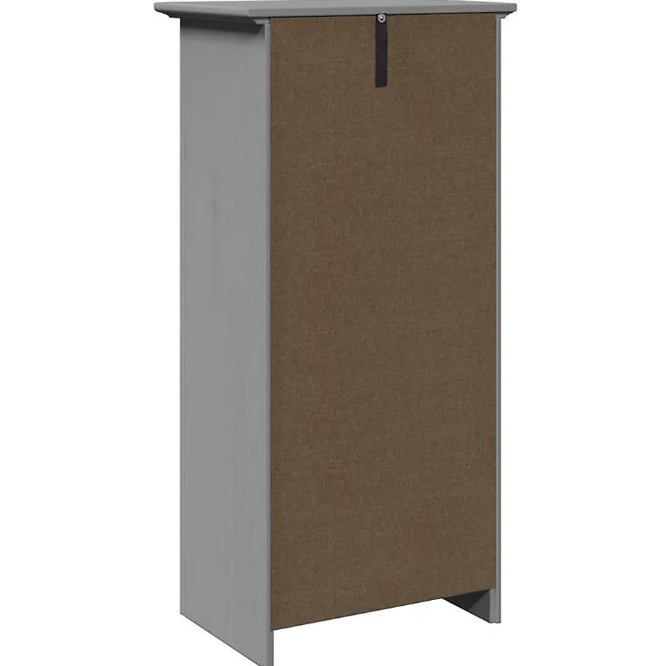 Vidaxl Armoire de salle de bain BODO gris 44x30x90 cm* Meuble Wc