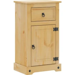 Vidaxl Armoire de salle de bain Corona 45x33x80 cm bois de pin massif* Meuble Wc