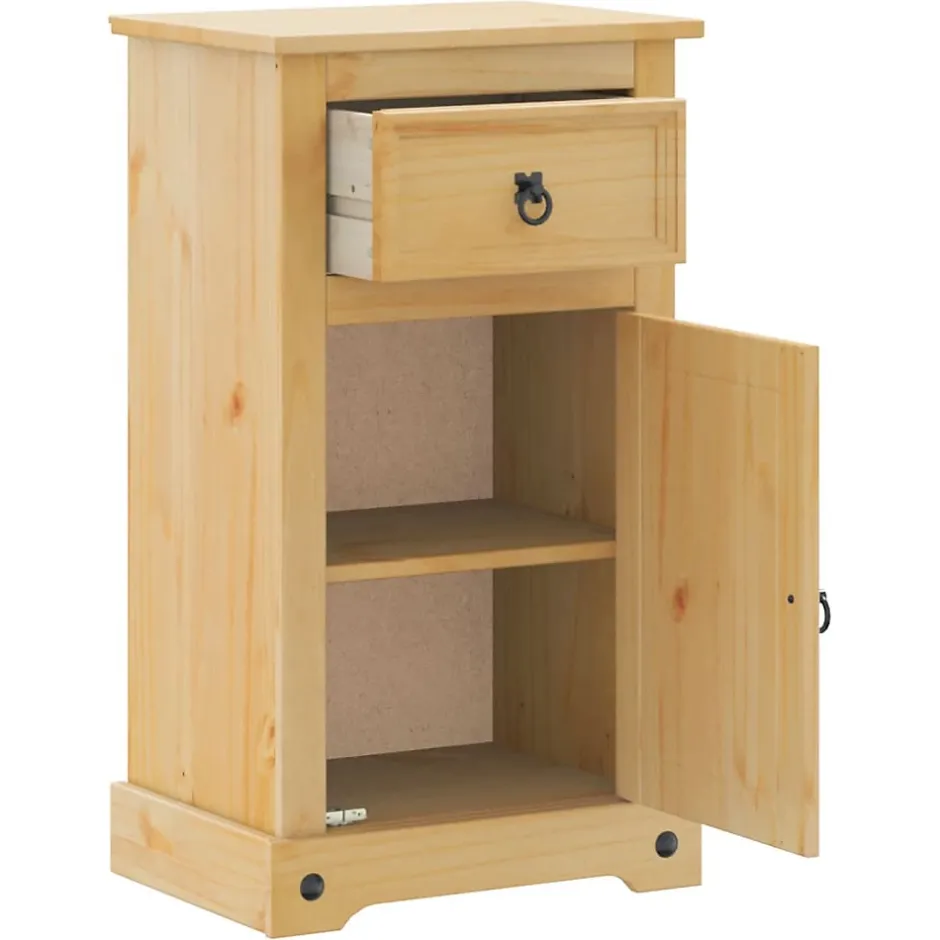 Vidaxl Armoire de salle de bain Corona 45x33x80 cm bois de pin massif* Meuble Wc