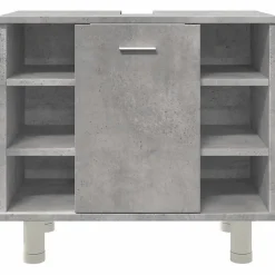 Vidaxl Armoire de salle de bain Gris béton 60x32x53,5 cm Aggloméré