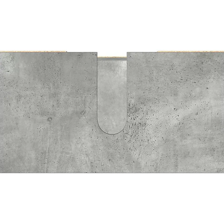 Vidaxl Armoire de salle de bain Gris béton 60x32x53,5 cm Aggloméré