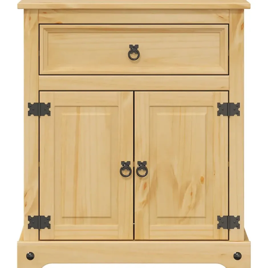 Vidaxl Armoire de salle de bain Corona 70x33x80 cm bois de pin massif