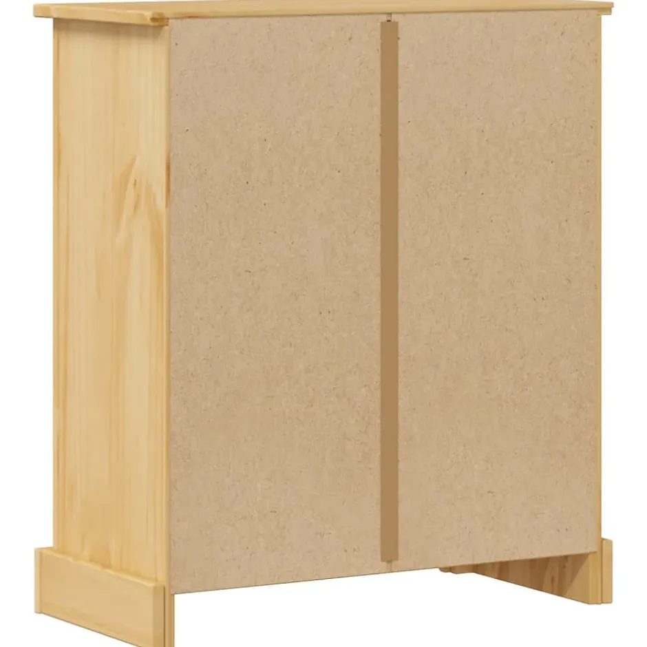 Vidaxl Armoire de salle de bain Corona 70x33x80 cm bois de pin massif
