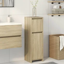 Vidaxl Armoire de salle de bain Chêne sonoma 30x30x95 cm Aggloméré