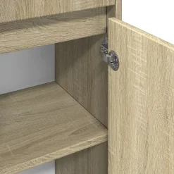Vidaxl Armoire de salle de bain Chêne sonoma 30x30x95 cm Aggloméré