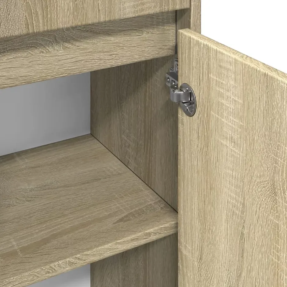 Vidaxl Armoire de salle de bain Chêne sonoma 30x30x95 cm Aggloméré