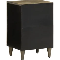 Vidaxl Armoire de salle de bain 38x33x58 cm bois massif de manguier* Meuble Wc