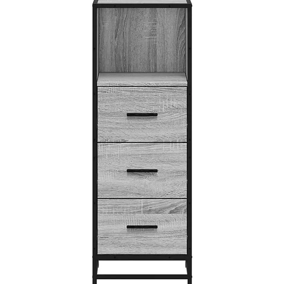 Vidaxl Armoire de salle de bain sonoma gris 35x37,5x100 cm* Meuble Wc