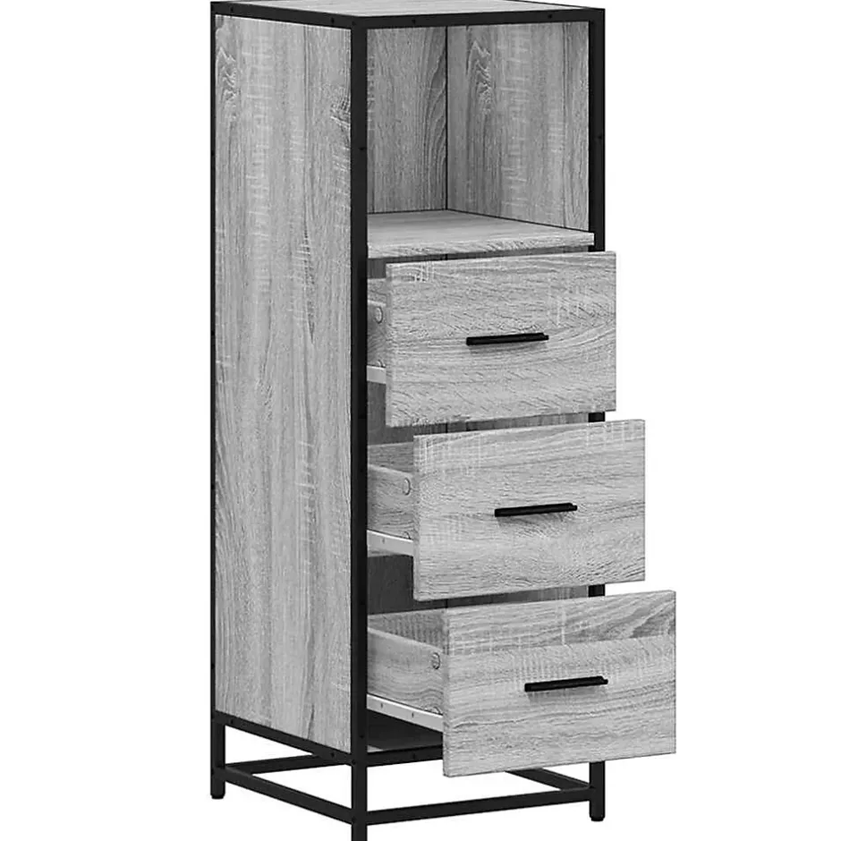 Vidaxl Armoire de salle de bain sonoma gris 35x37,5x100 cm* Meuble Wc