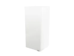 GoodHome Armoire de salle de bains blanc brillant l.40 x H.90 x P.36 cm, Imandra* Colonne De Salle De Bains|Meuble De Salle De Bains Faible Profondeur