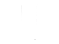 GoodHome Armoire de salle de bains blanc brillant l.40 x H.90 x P.36 cm, Imandra* Colonne De Salle De Bains|Meuble De Salle De Bains Faible Profondeur