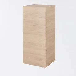 GoodHome Armoire de salle de bains effet chêne l.40 x H.90 x P.36 cm, Imandra