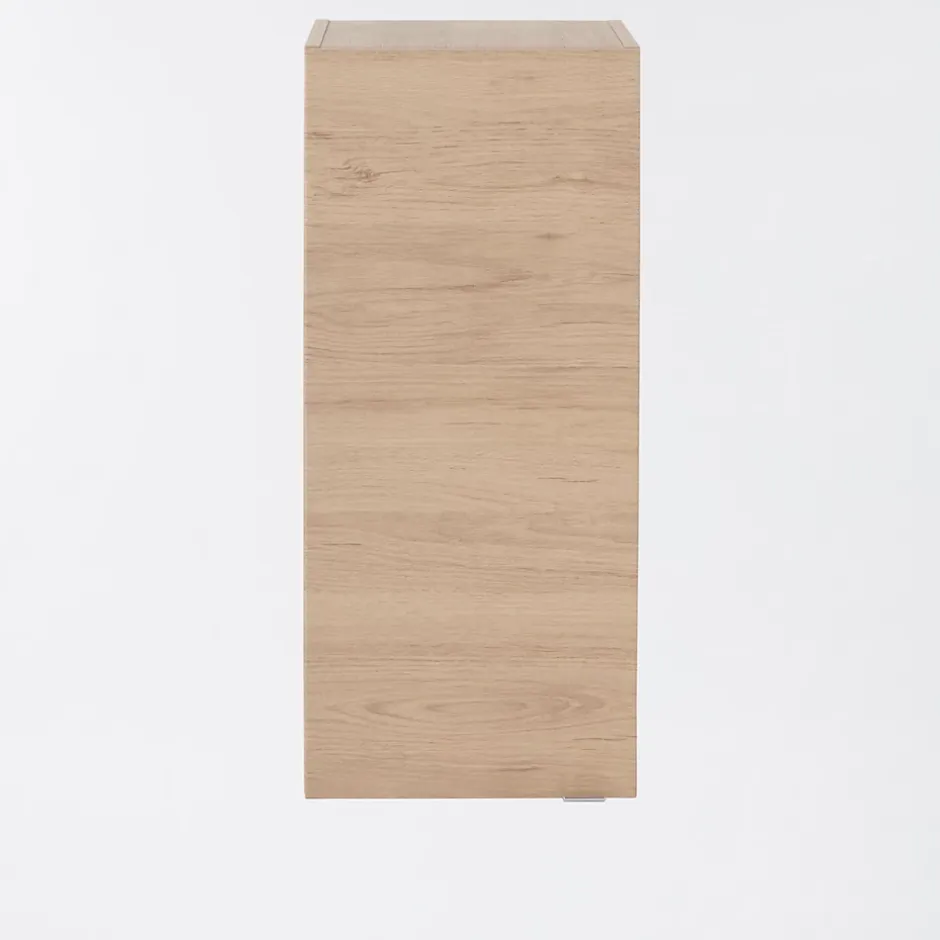 GoodHome Armoire de salle de bains effet chêne l.40 x H.90 x P.36 cm, Imandra
