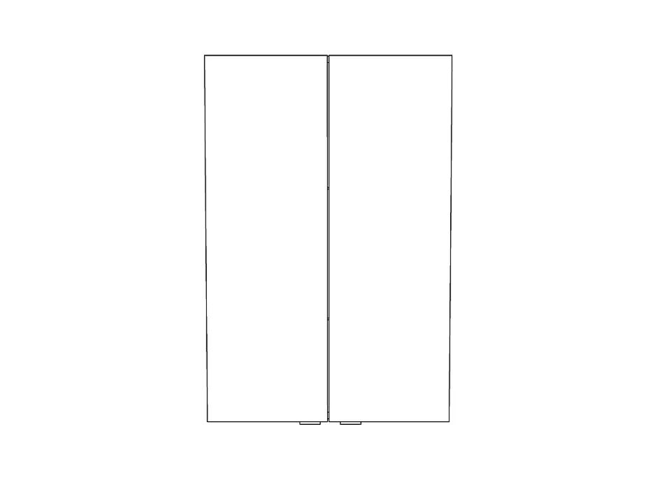 GoodHome Armoire de salle de bains faible profondeur gris brillant l.60 x H.90 x P.15 cm, Imandra