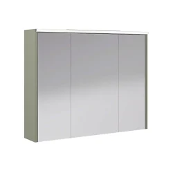 Decotec Armoire de salle de bains éclairante avec miroir Archi fougère mat 90 cm* Armoire De Toilette