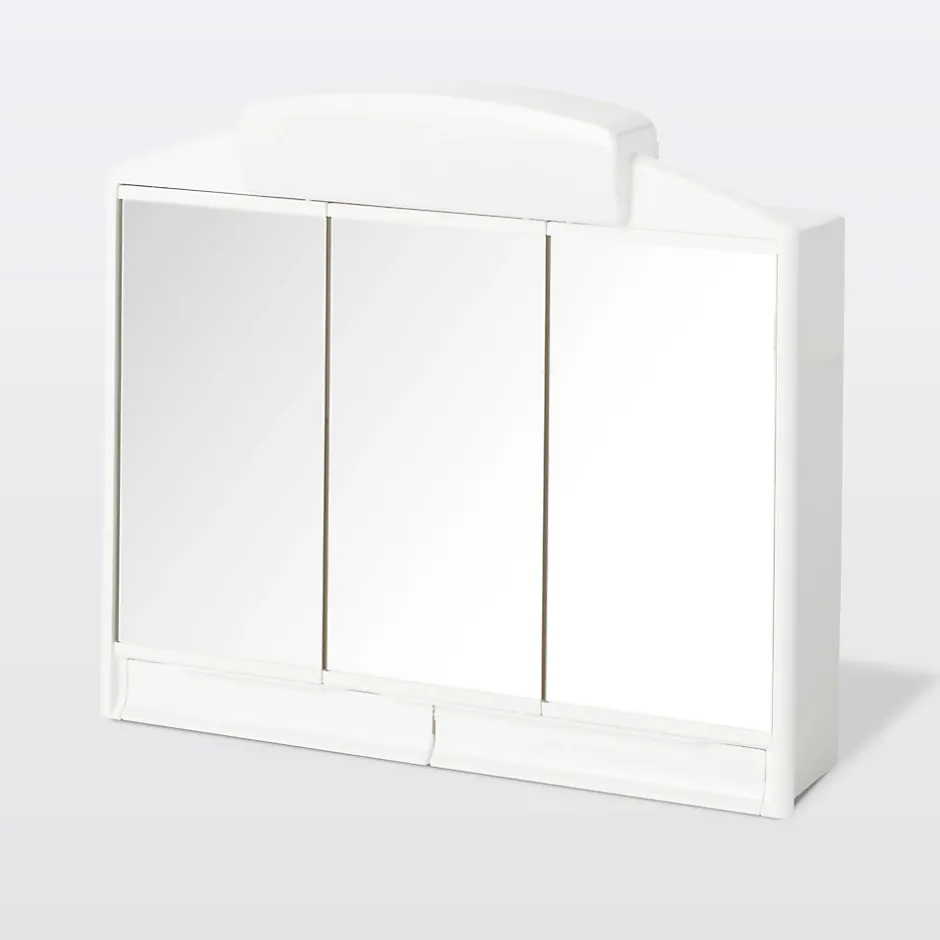 Cooke & Lewis Armoire de salle de bains Toeda miroir éclairant L. 58,6 x H. 51,2 x P. 14,2 cm* Armoire De Toilette