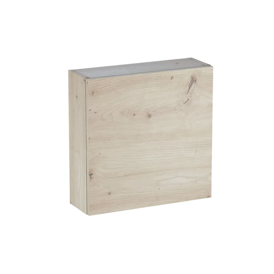Armoire de salle de bains effet chêne artisan l.50 x H.50 x P.17 cm, Calao