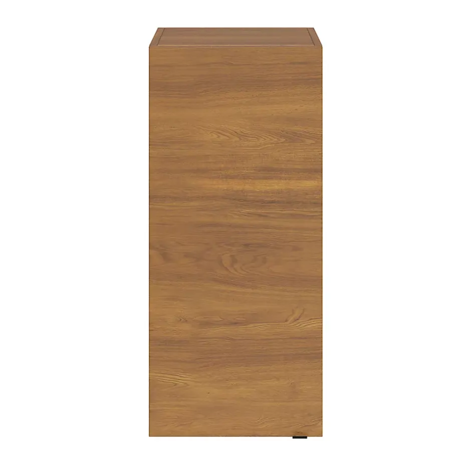 GoodHome Armoire de salle de bains effet noyer l.40 x H.90 x P.36 cm, Imandra