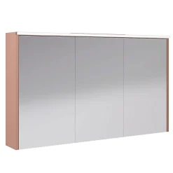 Decotec Armoire de salle de bains éclairante avec miroir Archi terracotta mat 120 cm* Armoire De Toilette