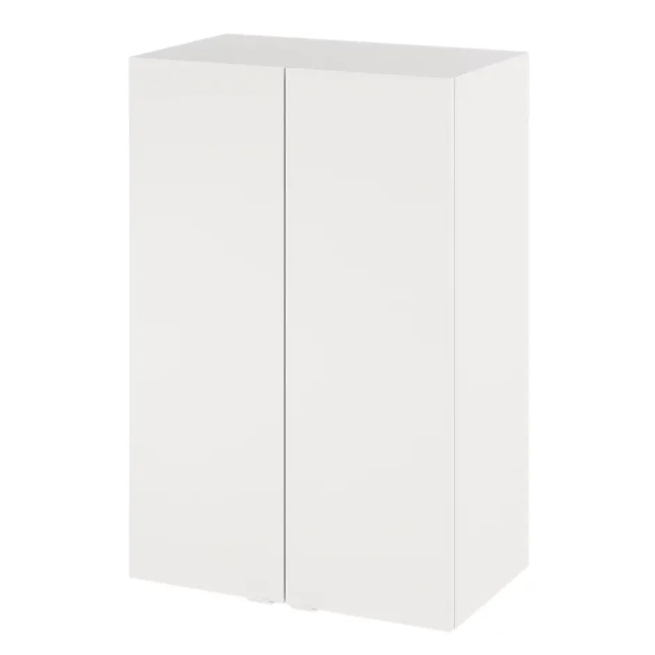 GoodHome Armoire de salle de bains blanc mat l.60 x H.90 x P.36 cm, Imandra