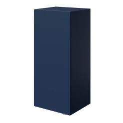 GoodHome Armoire de salle de bains bleu nuit mat l.40 x H.90 x P.36 cm, Imandra* Colonne De Salle De Bains|Meuble De Salle De Bains Faible Profondeur