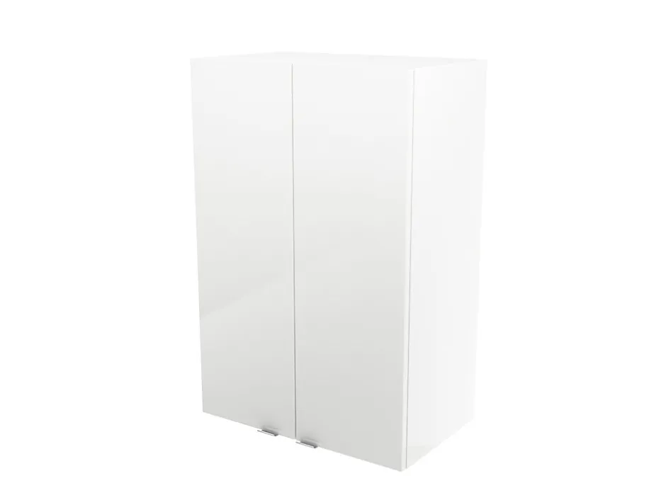 GoodHome Armoire de salle de bains blanc brillant l.60 x H.90 x P.36 cm, Imandra* Armoire De Salle De Bains|Meuble De Salle De Bains Faible Profondeur