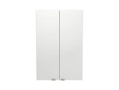 GoodHome Armoire de salle de bains blanc brillant l.60 x H.90 x P.36 cm, Imandra* Armoire De Salle De Bains|Meuble De Salle De Bains Faible Profondeur