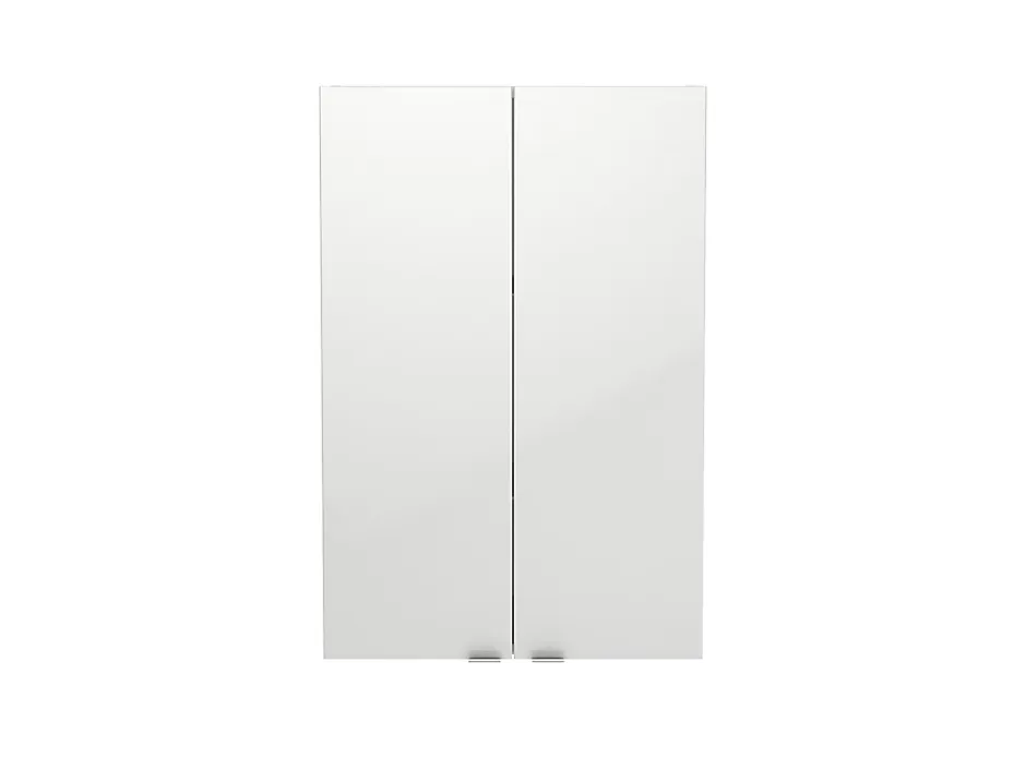 GoodHome Armoire de salle de bains faible profondeur blanc brillant l.60 x H.90 x P.15 cm, Imandra* Meuble Wc|Armoire De Salle De Bains