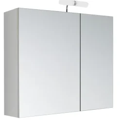 Planète Bain Armoire de toilette 60 cm éclairante Kle'o blanc mat* Armoire De Toilette