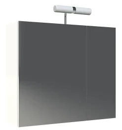 Planète Bain Armoire de toilette 60 cm éclairante Kle'o blanc mat* Armoire De Toilette