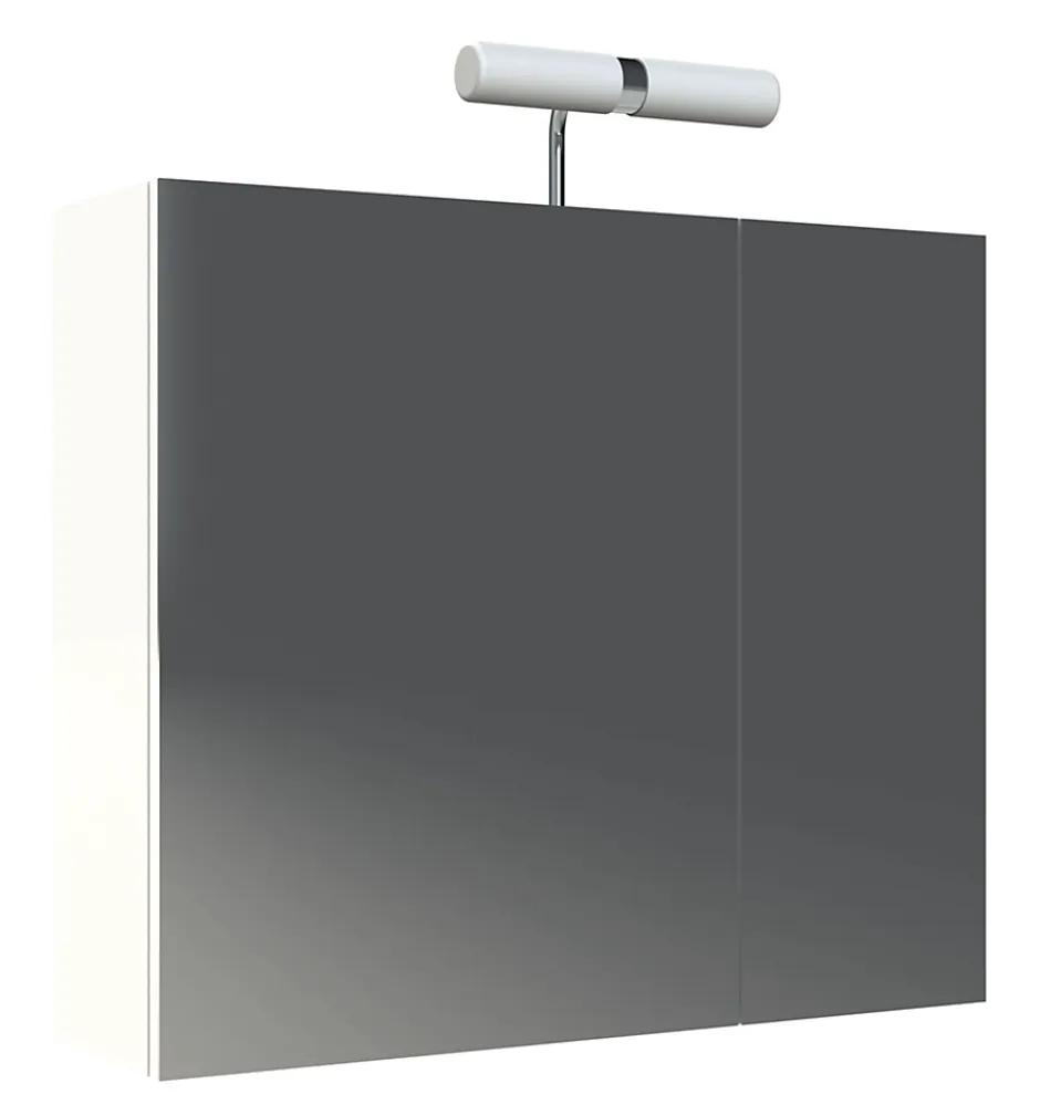 Planète Bain Armoire de toilette 60 cm éclairante Kle'o blanc mat* Armoire De Toilette