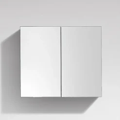 Stano Armoire de toilette bloc-miroir SIENA largeur 80 cm blanc laque