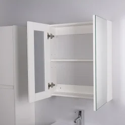 Stano Armoire de toilette bloc-miroir FORTINA largeur 60 cm blanc* Armoire De Toilette