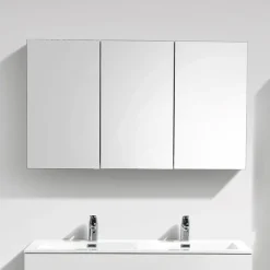 Stano Armoire de toilette bloc-miroir SIENA largeur 120 cm blanc laque