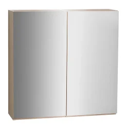 Mob-In Armoire de toilette 60cm double porte avec miroirs WILL* Armoire De Toilette
