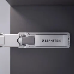 Bernstein Armoire de toilette MFC 2 portes miroirs, éclairage LED, prise de courant intérieure + 2 tablettes verre, 60x71x19cm (LxHxP), VARO