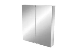 GoodHome Armoire de toilette miroir l.80 x H.90 x P.15 cm, Imandra* Armoire De Toilette|Meuble De Salle De Bains Faible Profondeur