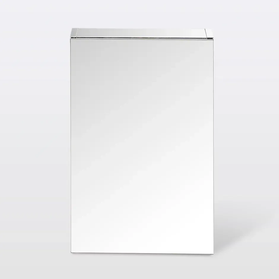 GoodHome Armoire de toilette miroir l.40 x H.60 x P.15 cm, Imandra* Armoire De Toilette|Meuble De Salle De Bains Faible Profondeur
